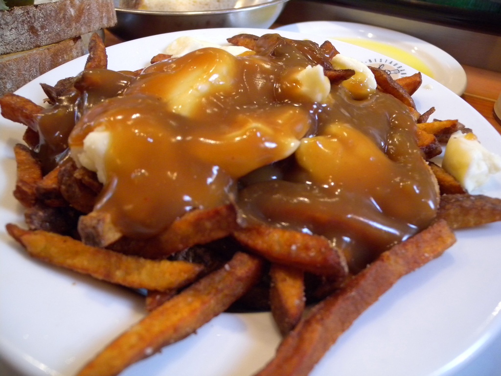 Poutine at Pied de Cochon, Montreal